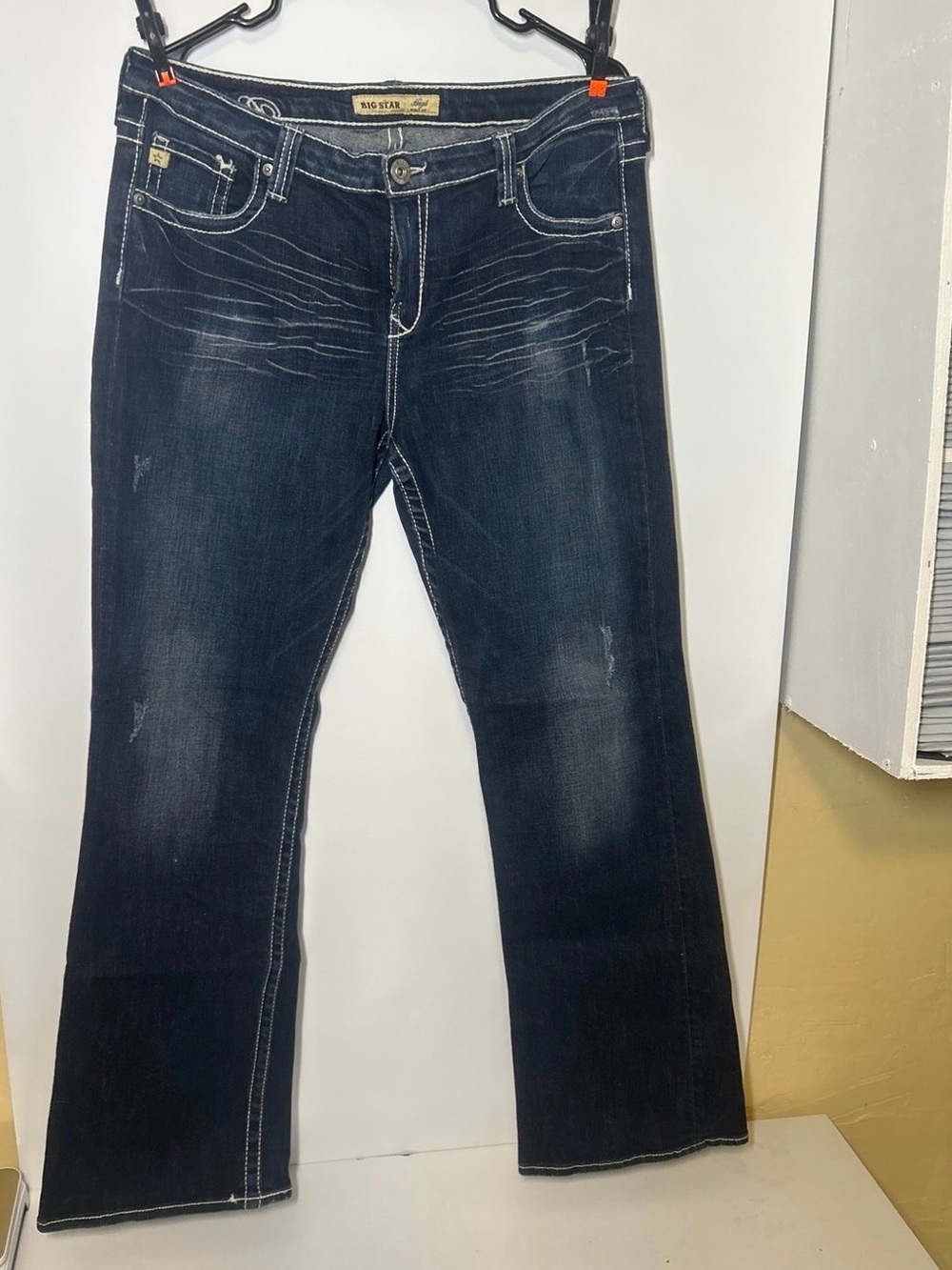 Big Star Women's Bootcut Jeans in Dark Indigo Wash
